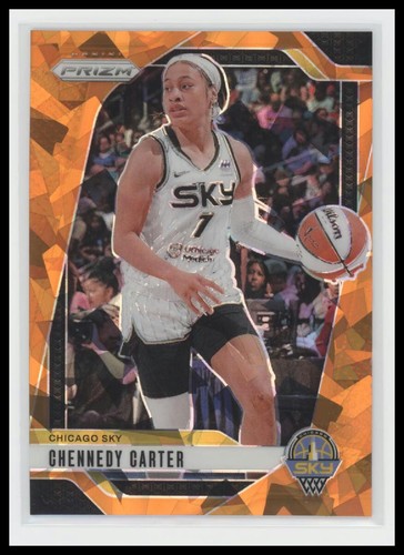 Lote del equipo Chicago Sky 2024 Prizm WNBA Orange Ice Prizms - Imagen 4 de 5