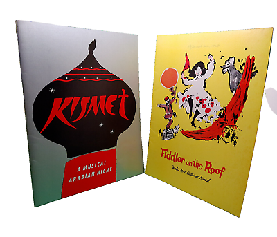 #ad Kismet amp; Fiddler Roof Lincoln Center NYC Broadway program 1960s era $14.25