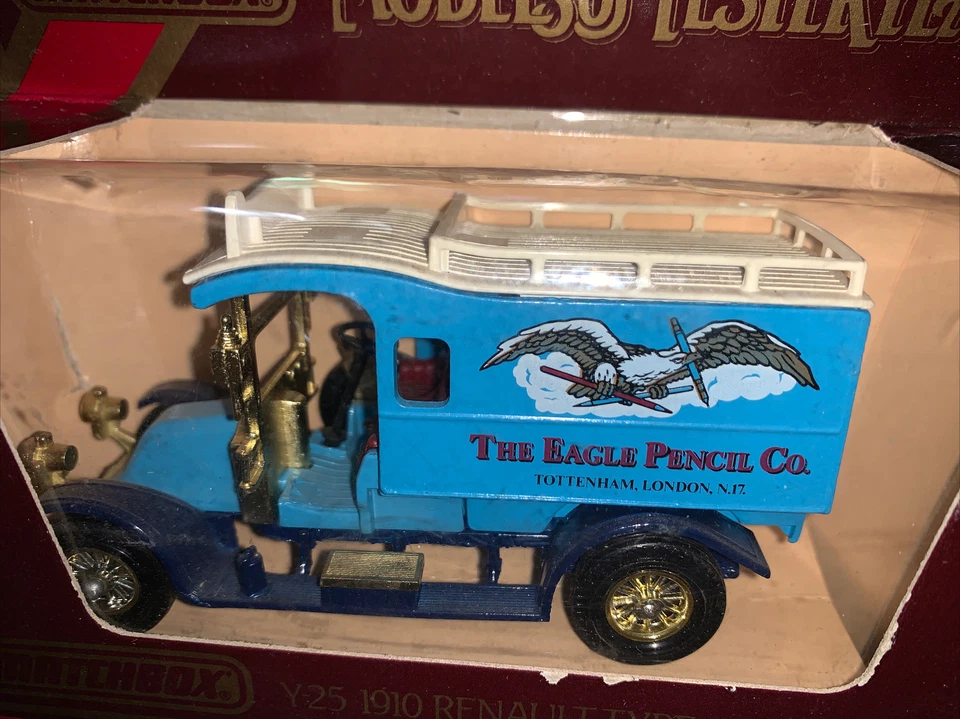 Matchbox  Models of Yesteryear 910 RENAULT TYPE AG - EAGLE PENCIL - Image 4 of 4