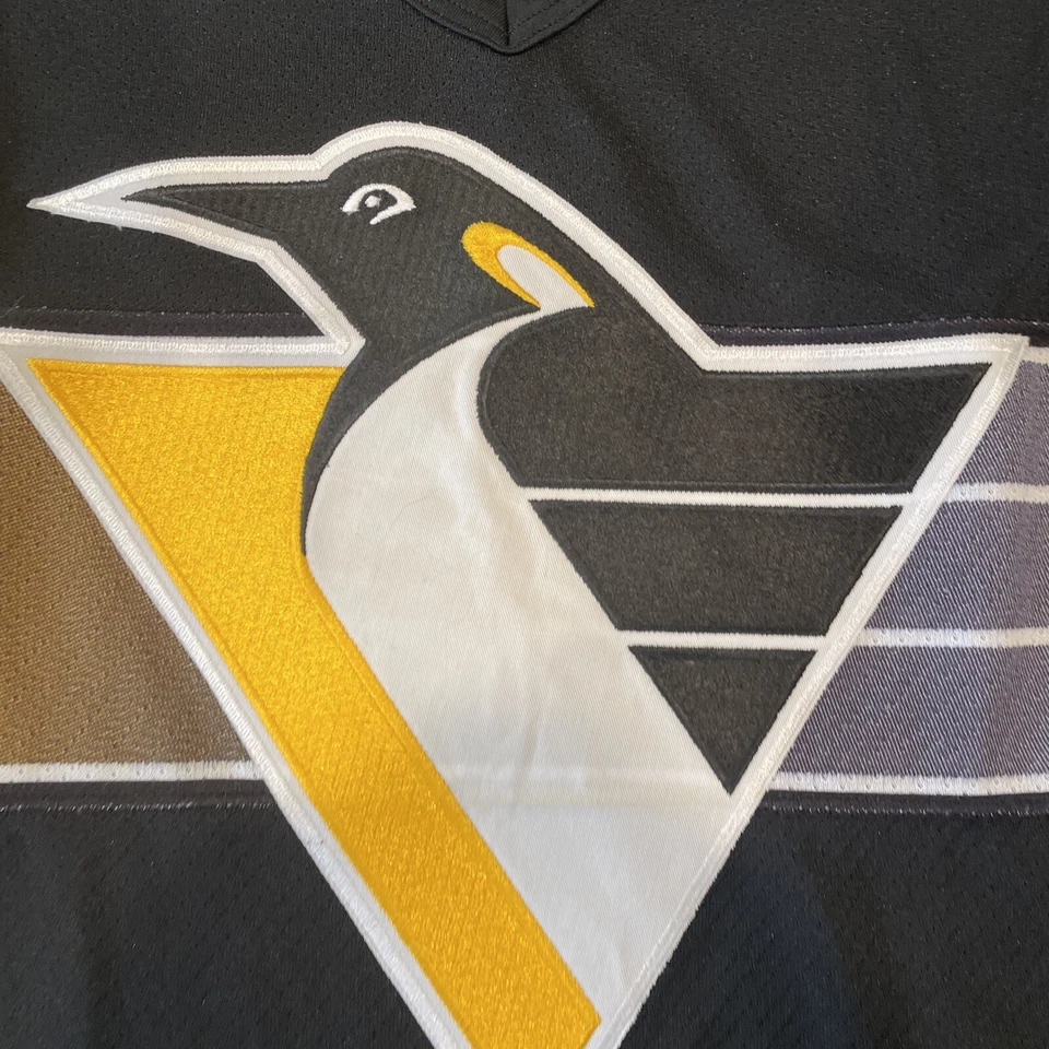 Camiseta deportiva vintage CCM Pittsburgh Penguins Robo Pennguin niños S  Foto 2 de 4