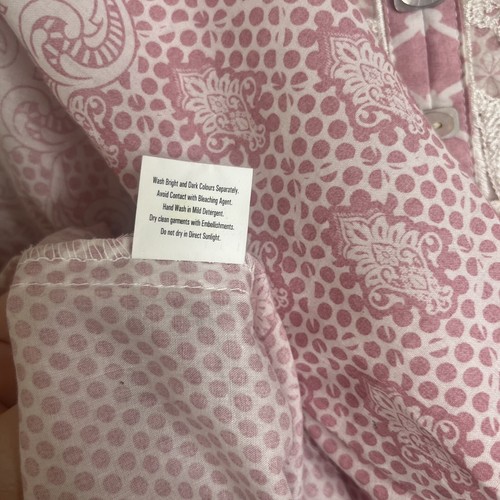 LIMELIGHT Kurta Dress Women Size Small Pink Embroidery Lace Pakistani Indian NWT - Picture 10 of 16