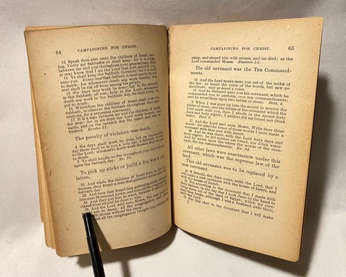 Vintage 1897 Campaigning For Christ By J.V. Combs The Old Sword The Bible Book - Bild 15 von 24
