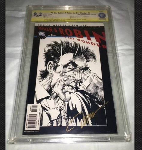 ALL STAR BATMAN & ROBIN 8 NEAL ADAMS SKETCH VARIANT CBCS 9.2 SS JIM LEE - Bild 5 von 9