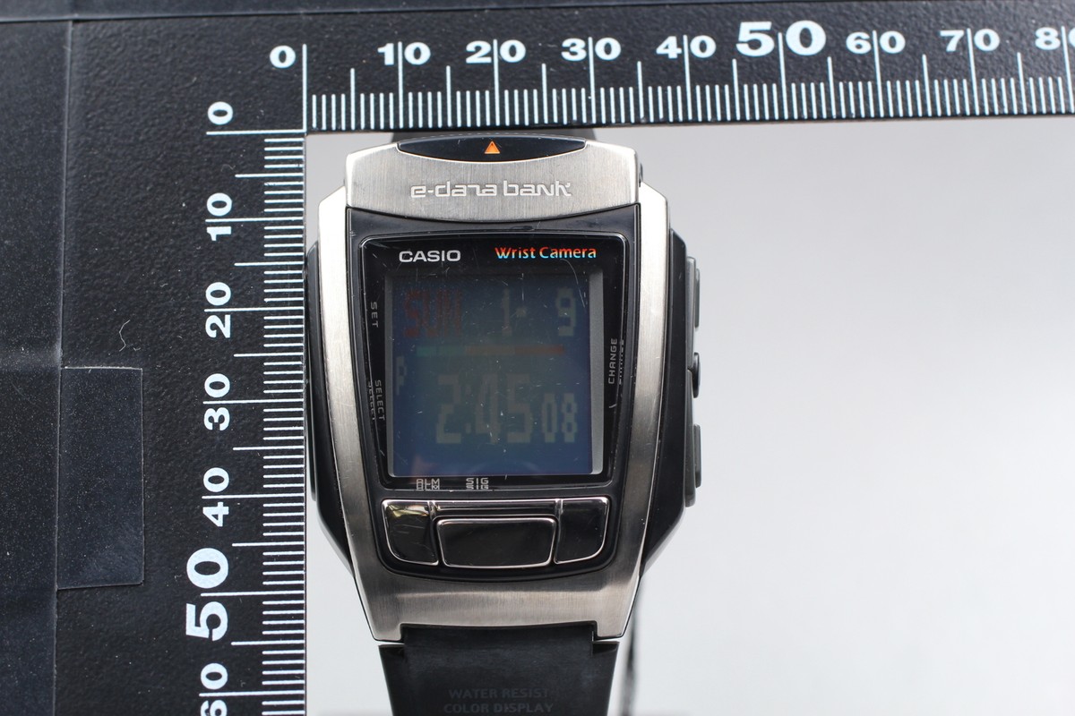 Near MINT] Vintage CASIO Wrist Camera WQV-10 Digital Watch