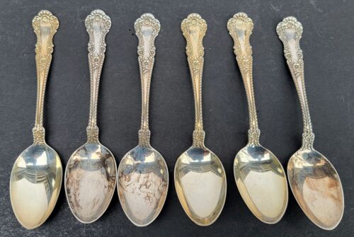 Gorham Cambridge Sterling 1899 Spoons 5-3/8" MONOGRAMMED 95 grams QTY 6