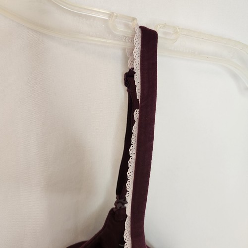 Victoria Secret Body von Victoria Push Up Tauben gepolstert burgunder BH Größe 32D - Bild 8 von 15