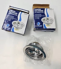 QTY 2 Everflow Standard Duo Strainer All Stainless Steel #7511