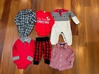 Baby Boy Size 6m 9m 12m Christmas Outfits Clothes One Piece Sweater Romper +