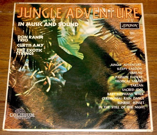 JUNGLE ADVENTURE DON RANDI CURTIS AMY EXOTIC STRINGS UK MONO LONDON LP 1966 - Picture 2 of 8