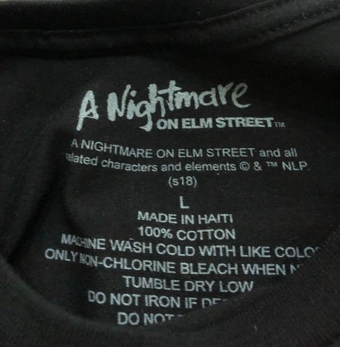 A Nightmare on Elm Street Mens Large Better Stay Up Late Black T Shirt - Picture 4 of 6