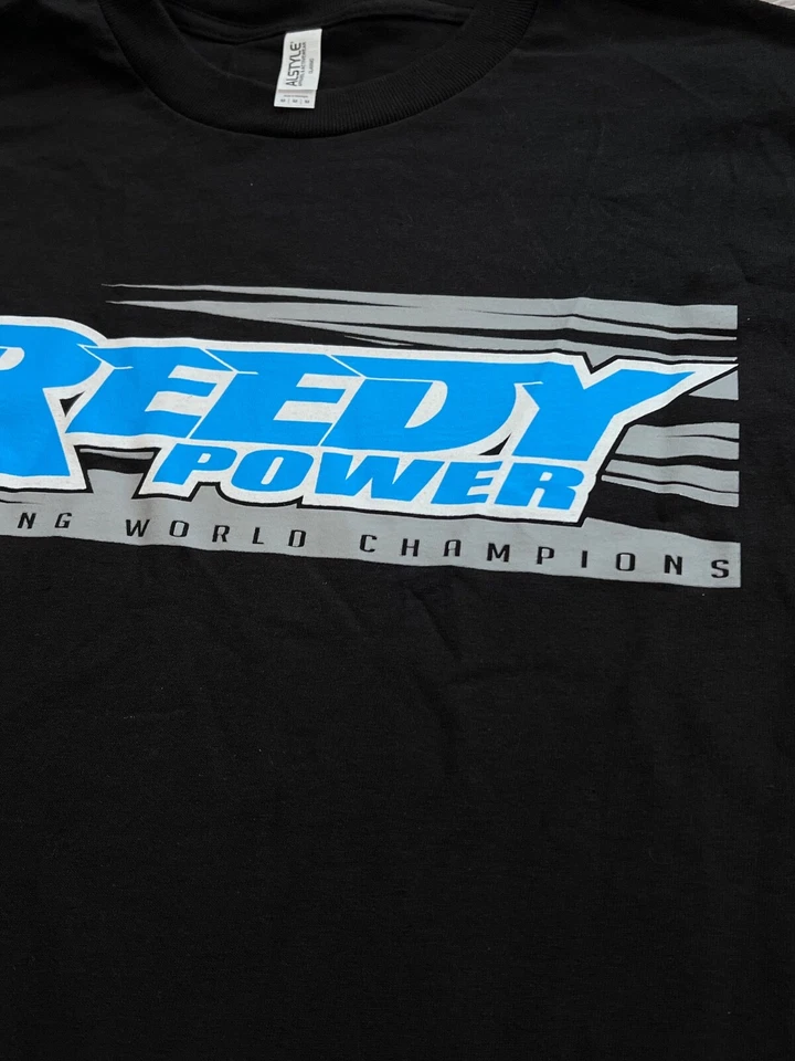 NUEVA Camiseta Negra Para Hombre Reedy Power RC, Talla Mediana - Camisa Buggy Racing Foto 2 de 4