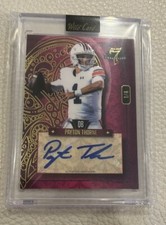 2023 WILD CARD 7 CARD STUDS RC AUTO PAYTON THORNE 1/4 PINK