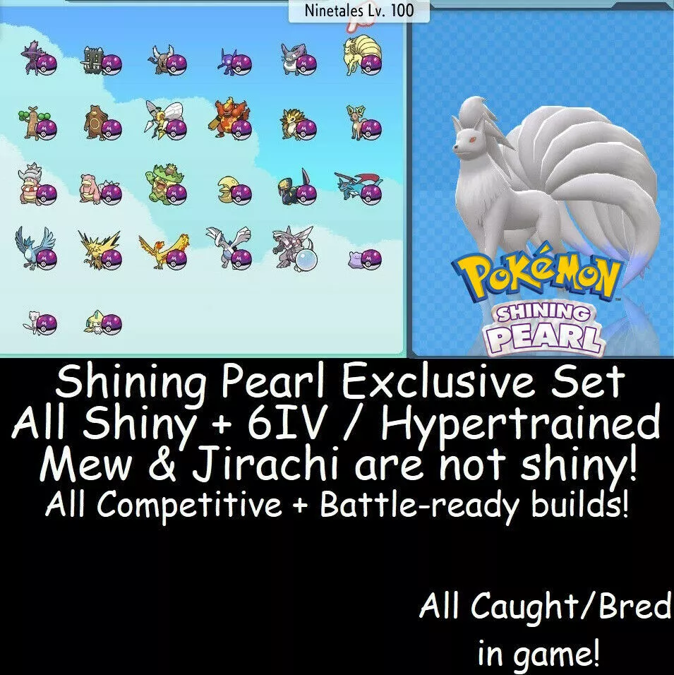 Pokemon Brilliant Diamond & Shining Pearl Shiny Competitive Team Battle  Ready!!