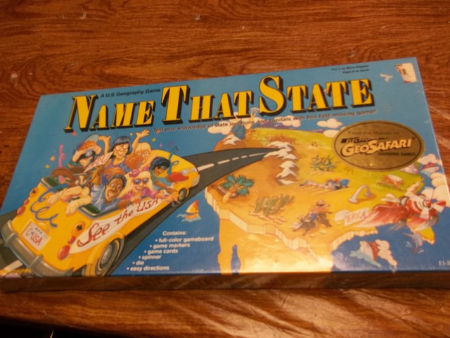 BOARD GAME NAME THAT STATE U S GEOGRAPHY GAME NEW 1988 EDUCATIONAL INSIGHTS EBay