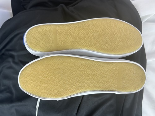 Keds White Leather MEMORY FOAM Sneaker Low Top Lace Up Women 4.5 M - Picture 6 of 9