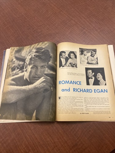 Motion PICTURE MAGAZINE 1957 Liz Taylor Elvis Matilde Wood Richard Egan - Picture 11 of 11