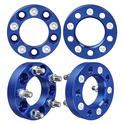 4x 1" inch 5x4.5 to 5x4.5 Wheel Spacers 25mm For Ford Mustang 1/2 x 20 Studs - Picture 3 of 10
