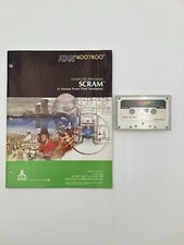 Atari 400/800 Game Cassette w/Manual SCRAM CX4123