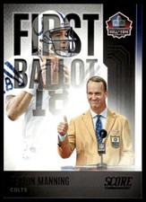 2022 Score #FB-PM Peyton Manning First Ballot