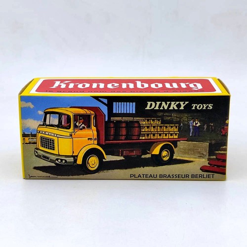 Atlas Dinky toys 588 Plateau Brasseur Berliet GAK Camion Red Diecast Models - Picture 8 of 8