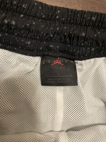Pantaloncini da nuoto Air Jordan Jumpman Flight da uomo taglia small Insaam 10"" nero cemento 4s - Foto 2 di 5