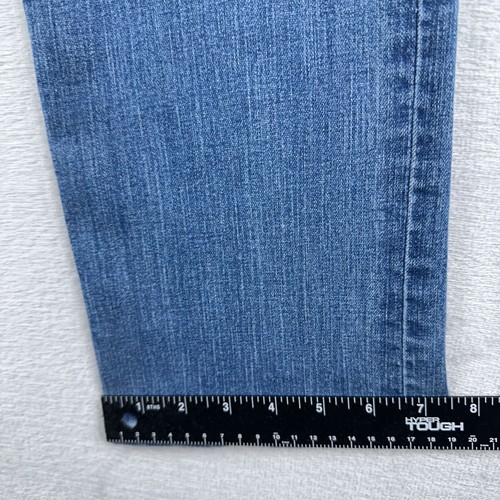 Chaps Denim Slim Straight Leg Jeans Medium Wash Women's Blue Size 6 - Picture 9 of 10