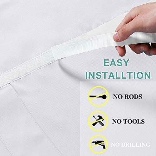 Room Darkening French Door Curtains for Tricia Window Door Curtains Thermal Curt - Bild 2 von 12