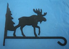 Nice Moose and Tree Nail-On Wall Decor