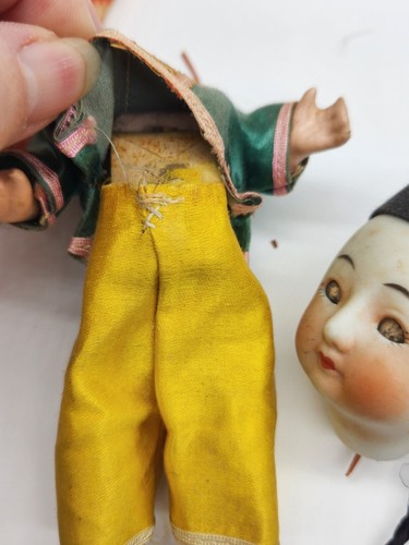 Muñeca Dormir Bisque Push Voice China Niño Niña Cajas Japón T31 De Colección Años 50 - Imagen 8 de 12