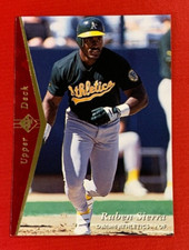 MLB RUBEN SIERRA Oakland Athletics 1995 Upper Deck SP Red CARD #184