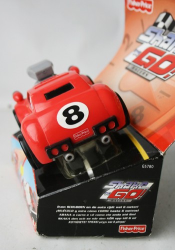 RARO 2005 SHAKE N GO RACERS RED HOT ROD FISHER PRICE G5780 NUOVO! - Foto 6 di 8