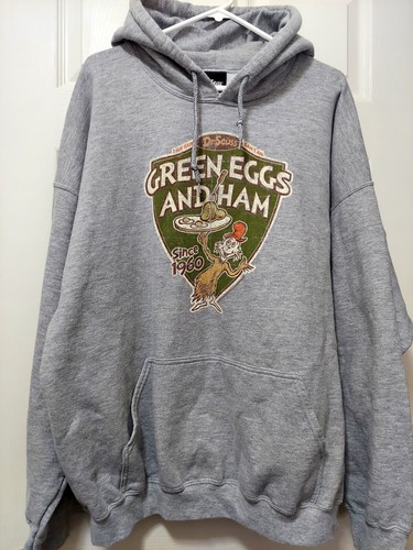 Dr. Seuss Hoodie Sweatshirt Green Eggs And Ham Size 2X