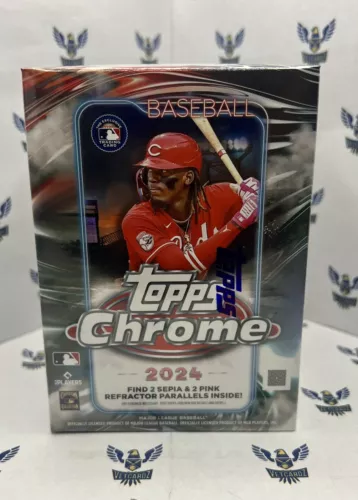 2024 Topps Chrome Baseball Factory Sealed Blaster Box