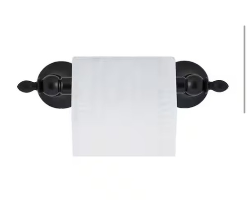 MODONA ANTICA Toilet Paper Holder with Stainless Steel Roller in Rubbed Bronze - Picture 2 of 4