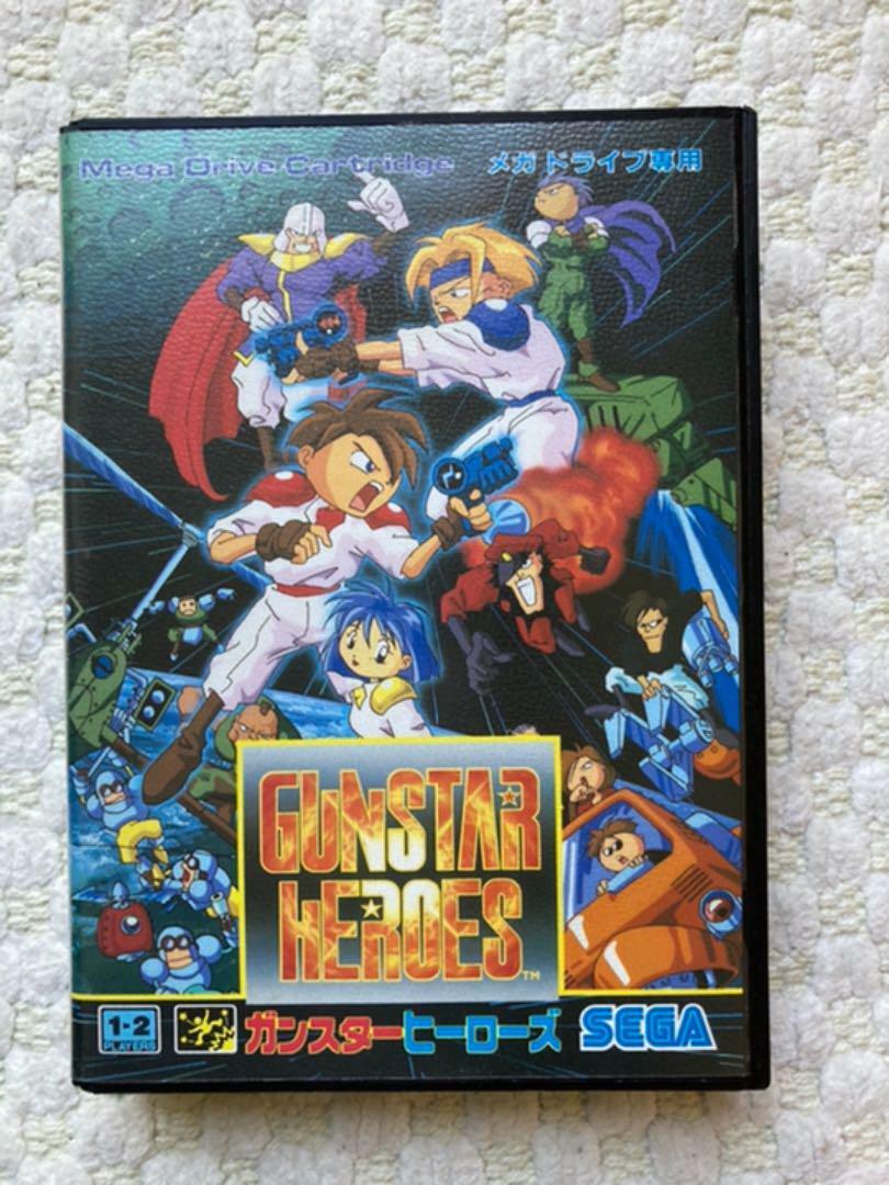 Gunstar Heroes sega mega drive Genesis from Japan Action Gunstar Heroes sega mega drive Genesis from Japan Action