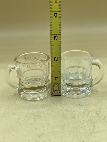 The Dutchmans Tschida Bar St. Paul MN Clear Mini Stein Shot Glass LOT 2 - Picture 10 of 10