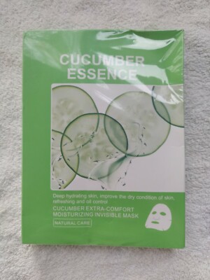 Cucumber Essence: Cucumber Extra- Comfort Moisturizing Invisible Mask. 5Pack.