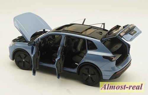 1:18 SAIC Volkswagen Pro TIGUAN L 2024 Alloy Diecast Car Model Gift Blue/Pink - Picture 5 of 24