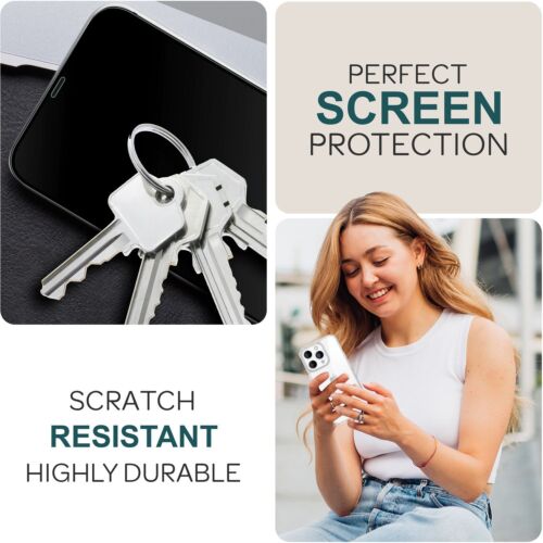 2x Schutz Glas für iPhone 16 Pro Max, Klar Kratzfest Displayschutz m. Applikator - Bild 5 von 7
