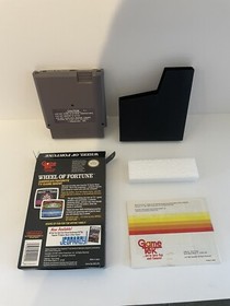 Wheel of Fortune Fighting Golf Lee Trevino Nintendo NES CIB Complete Box