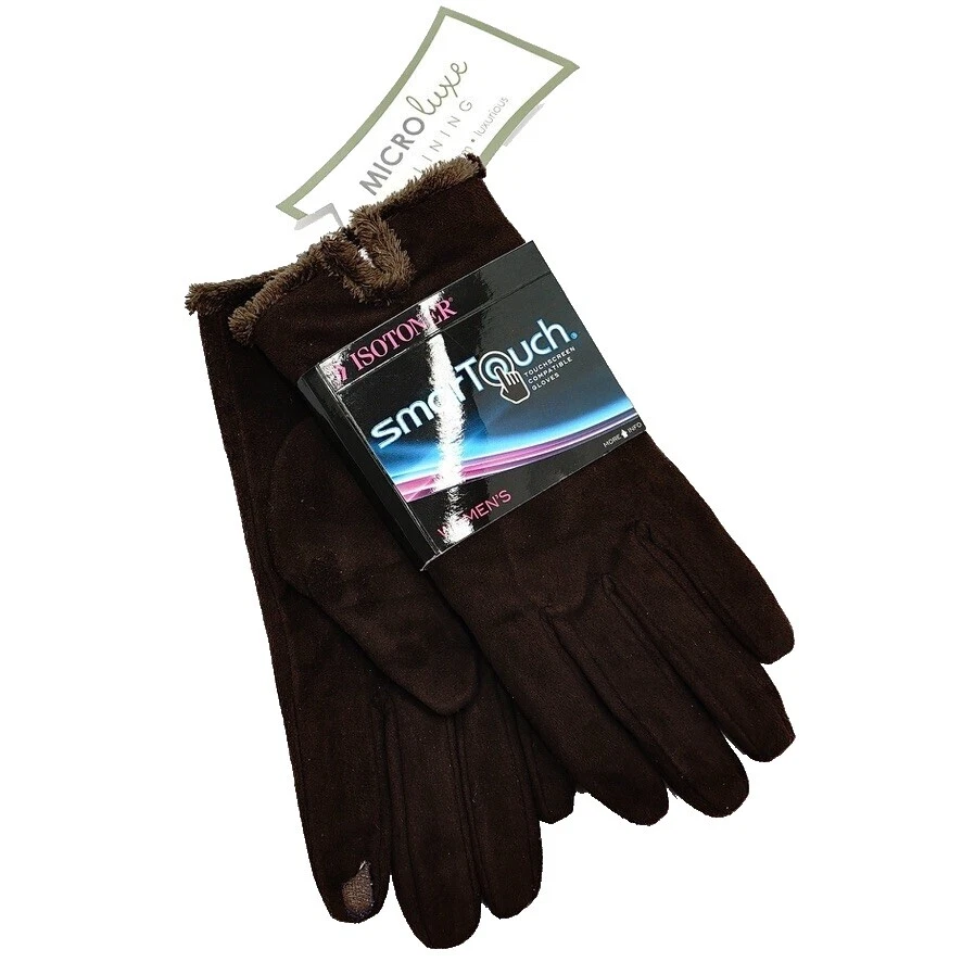 Guantes y mitones informal de Ante de Imitación para Mujer