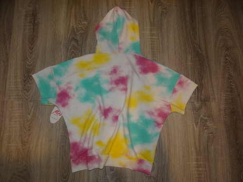 New Girls hooded tie dye top/t-shirt/ blouse Girls Power size 11-12years 152cm - Picture 12 of 12