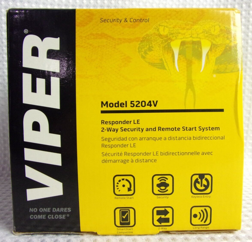 Viper Responder LE 5204V 2-Wege Sicherheit & Fernstartsystem NOS manuell Diesel - Bild 3 von 11