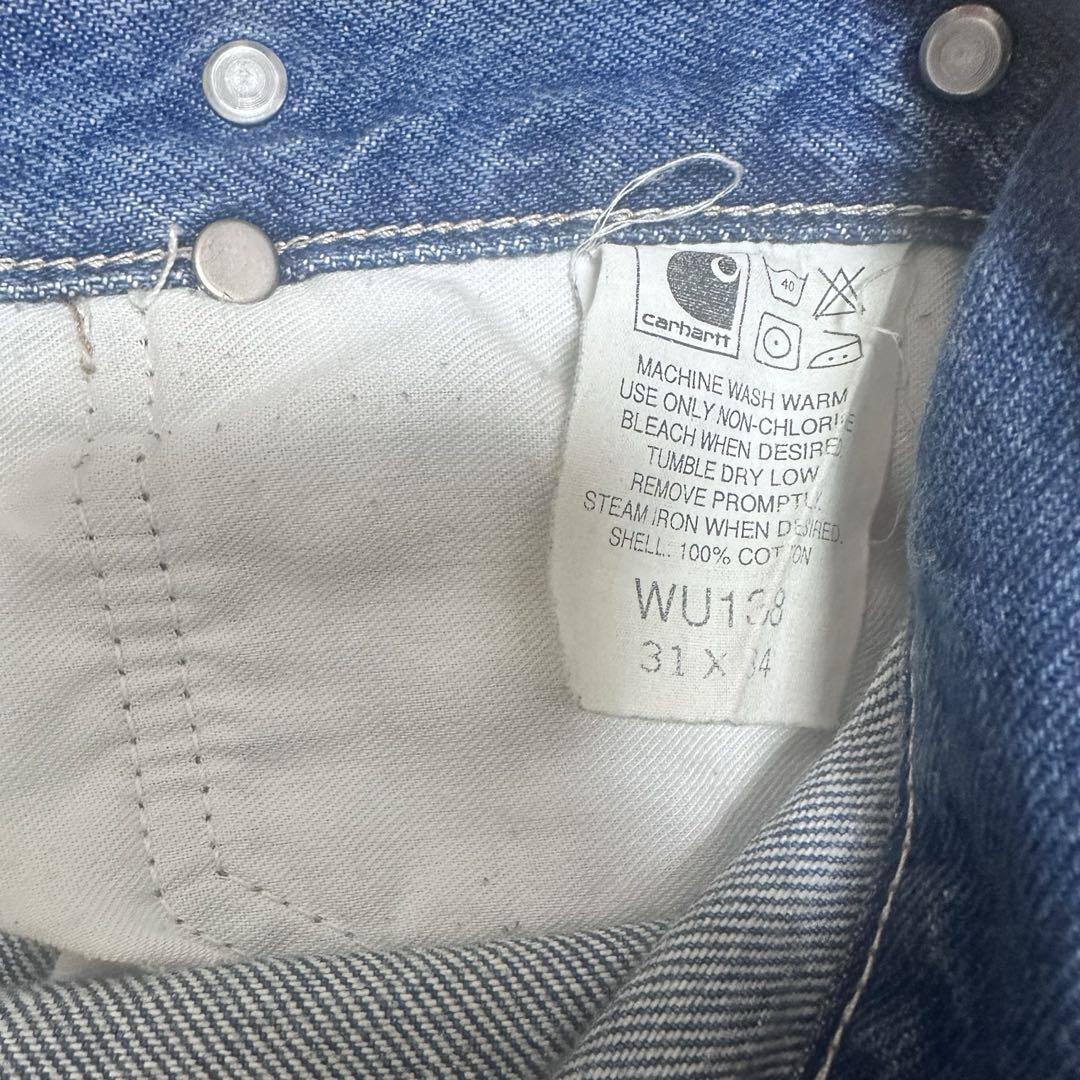 Vintage Carhartt Double Knee WU138 W31 Denim | eBay