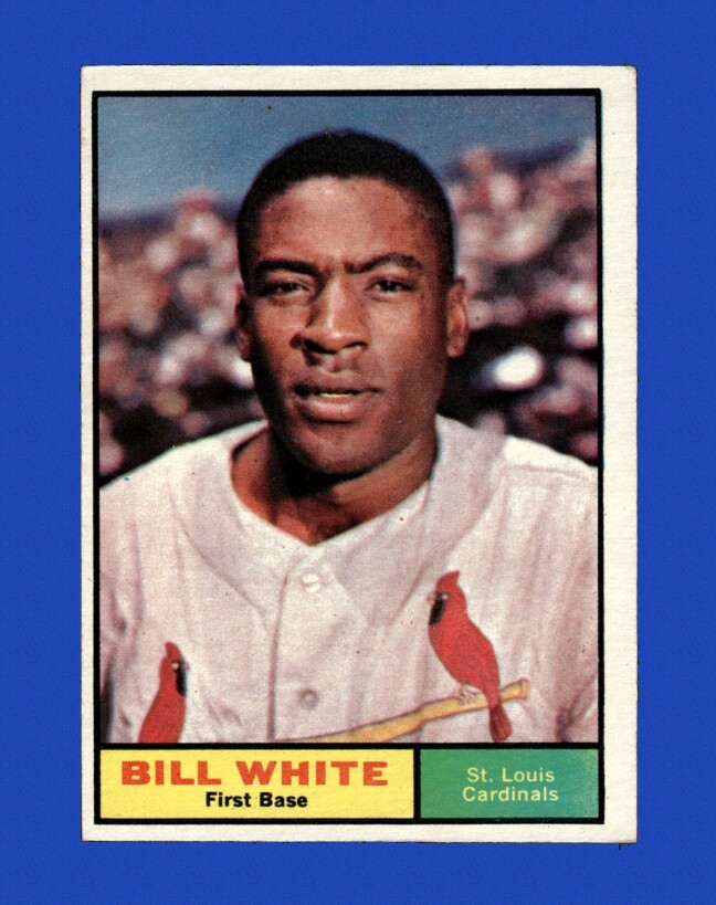 1961 Topps Set-Break #232 Bill White EX-EXMINT *GMCARDS*