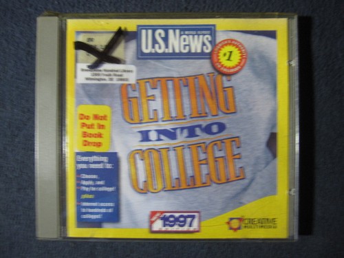 Getting Into College 1997 Edition [CD-ROM] U.S. News and World Report Windows 95 - Picture 1 of 3