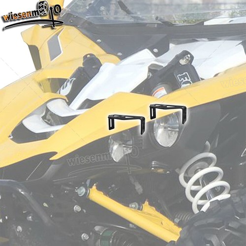Bumper LED Headlight Pods Steel Mount Brackets Wire Kit For Yamaha YXZ1000R 16+ - Picture 3 of 7