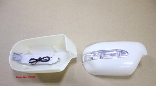MIT Mirror Cover with Indicator for BMW E39 5 Series '95-'03 E38 95-01 Unpainted - Picture 3 of 4