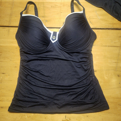 Bleu Rod Beattie SZ 6 NAVY BLUE 2PC TANKINI NAUTICAL SWIM SUIT - Picture 5 of 10