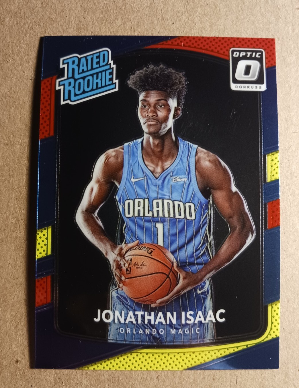 2017 Panini Donruss Optic Red Yellow #195 JONATHAN ISAAC Rated Rookie RC Magic